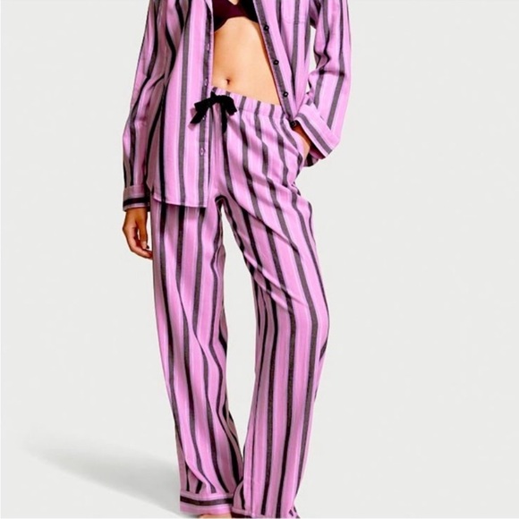 Victoria's Secret Purple Striped Pajama Set - Picture 4 of 9